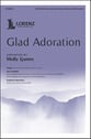 Glad Adoration SATB choral sheet music cover